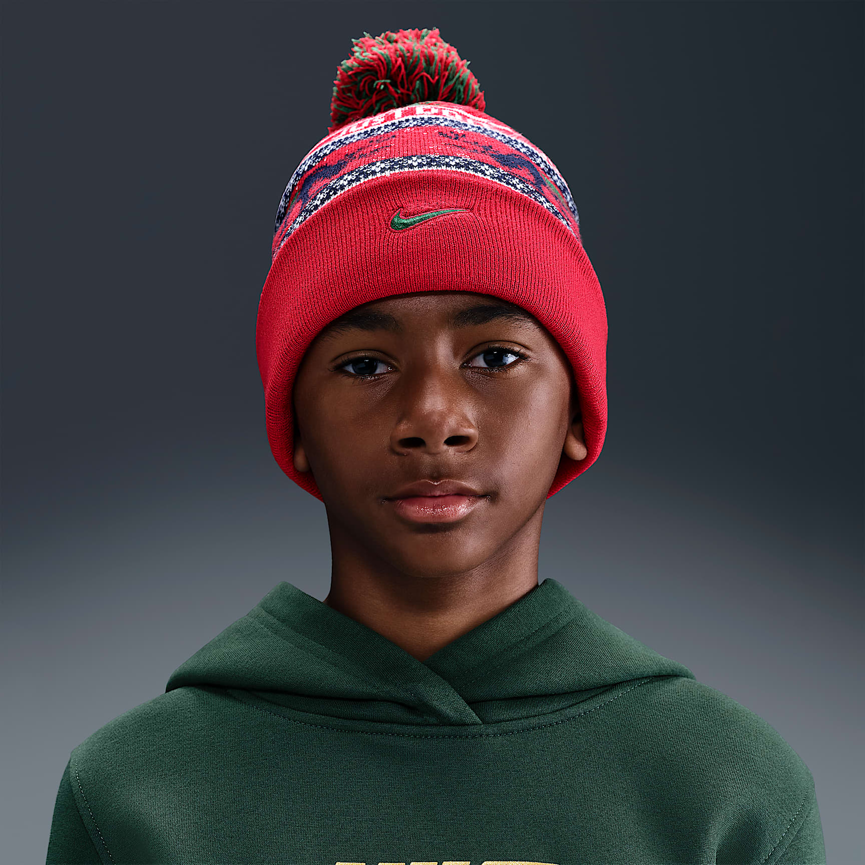 Nike Peak Older Kids' Standard Cuff Beanie. Nike BG